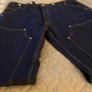 CARHARTT LOGGER JEANS W/SUSPENDER BUTTONS